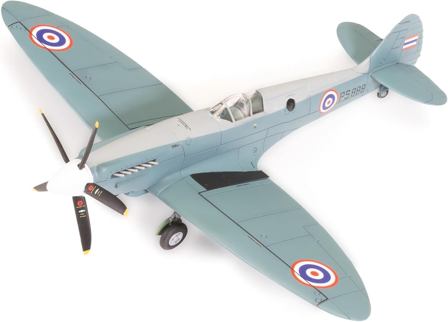 1:72 Supermarine Spitfire PR.XIX Recon Plane Model Kit – Unpainted Build