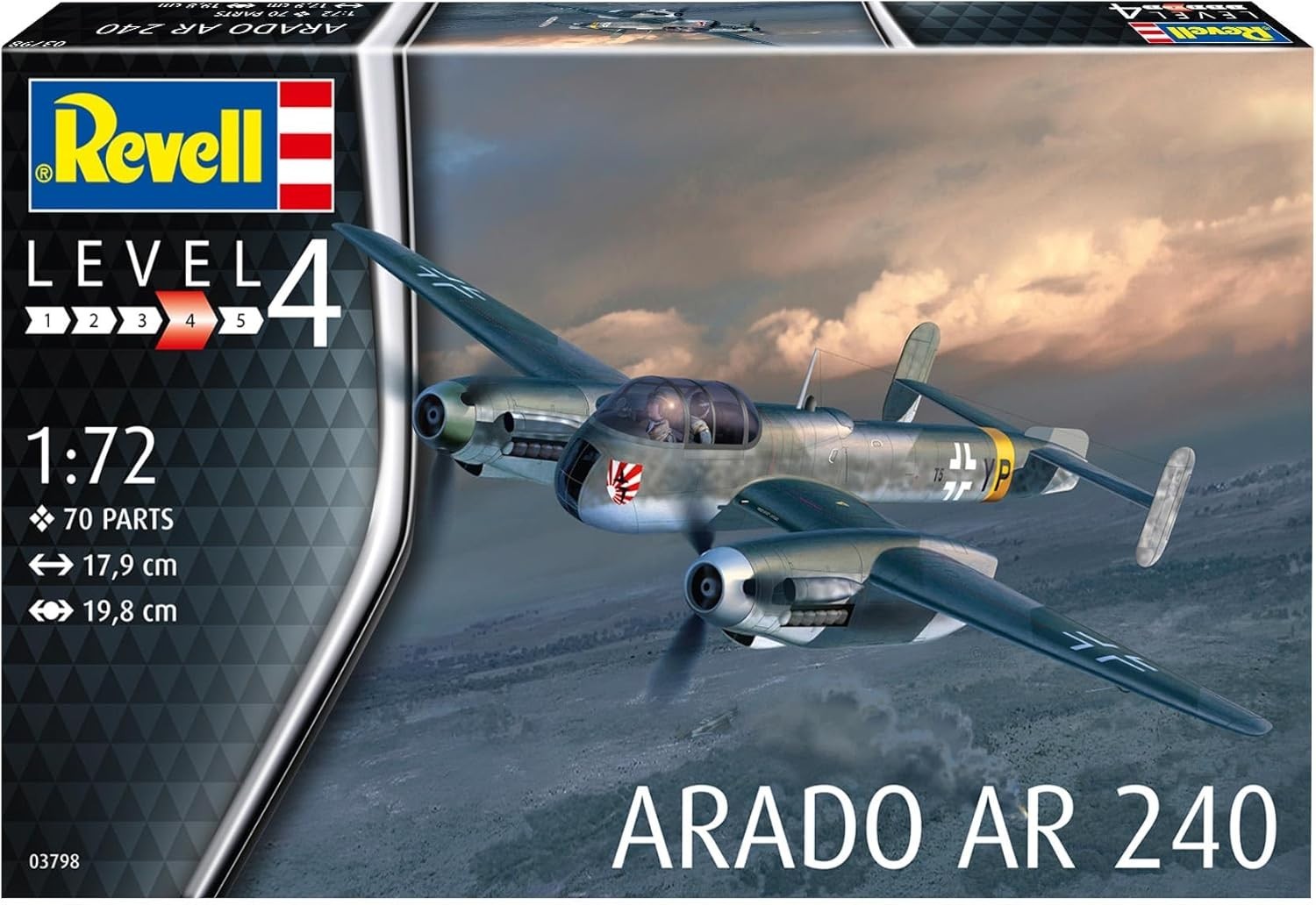 1:72 Arado AR 240 WWII Recon Bomber Model Kit – High Detail Aircraft Build