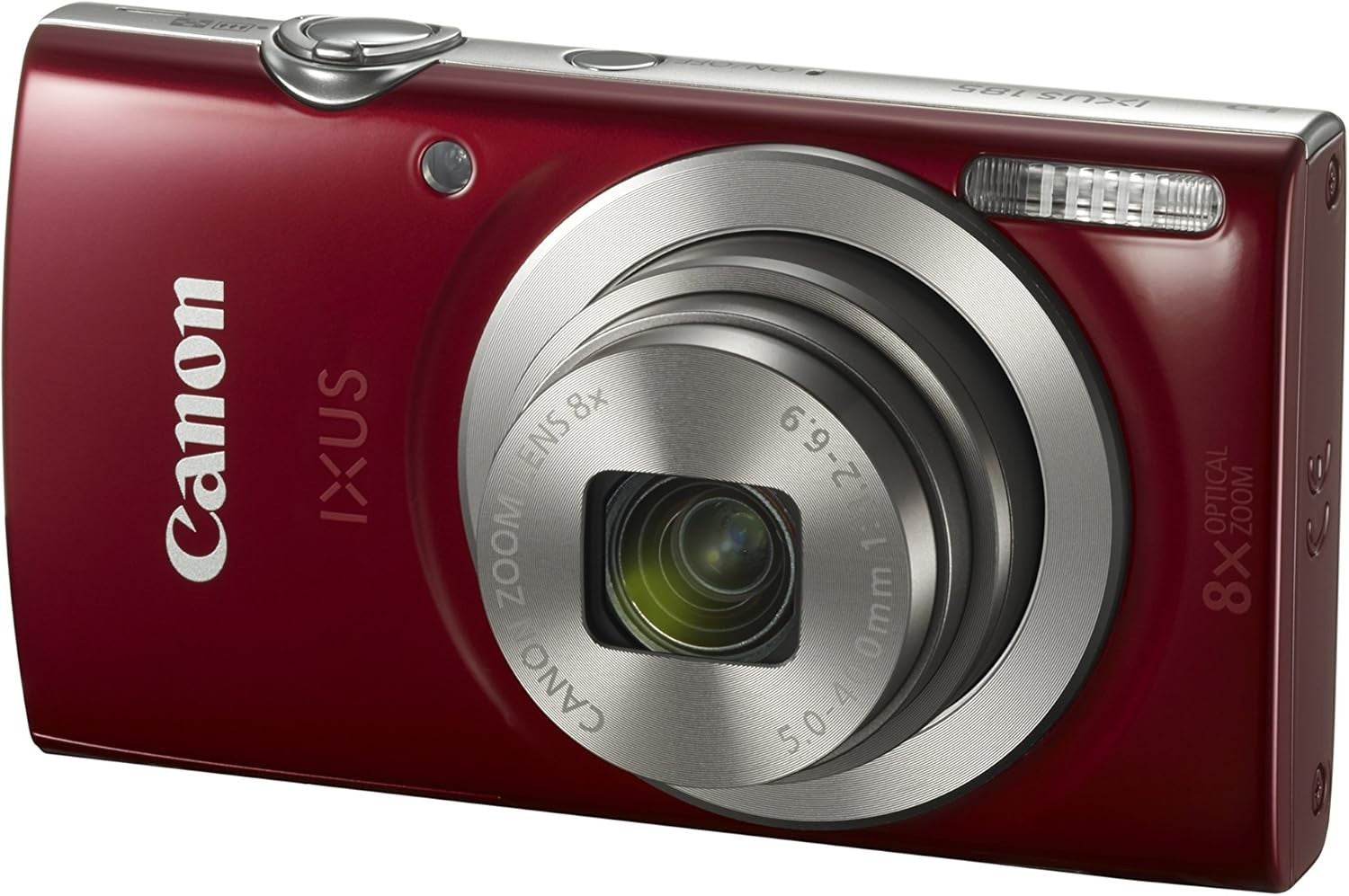 20MP Digital Camera 8X Optical Zoom HD 720P Compact Point Shoot Red