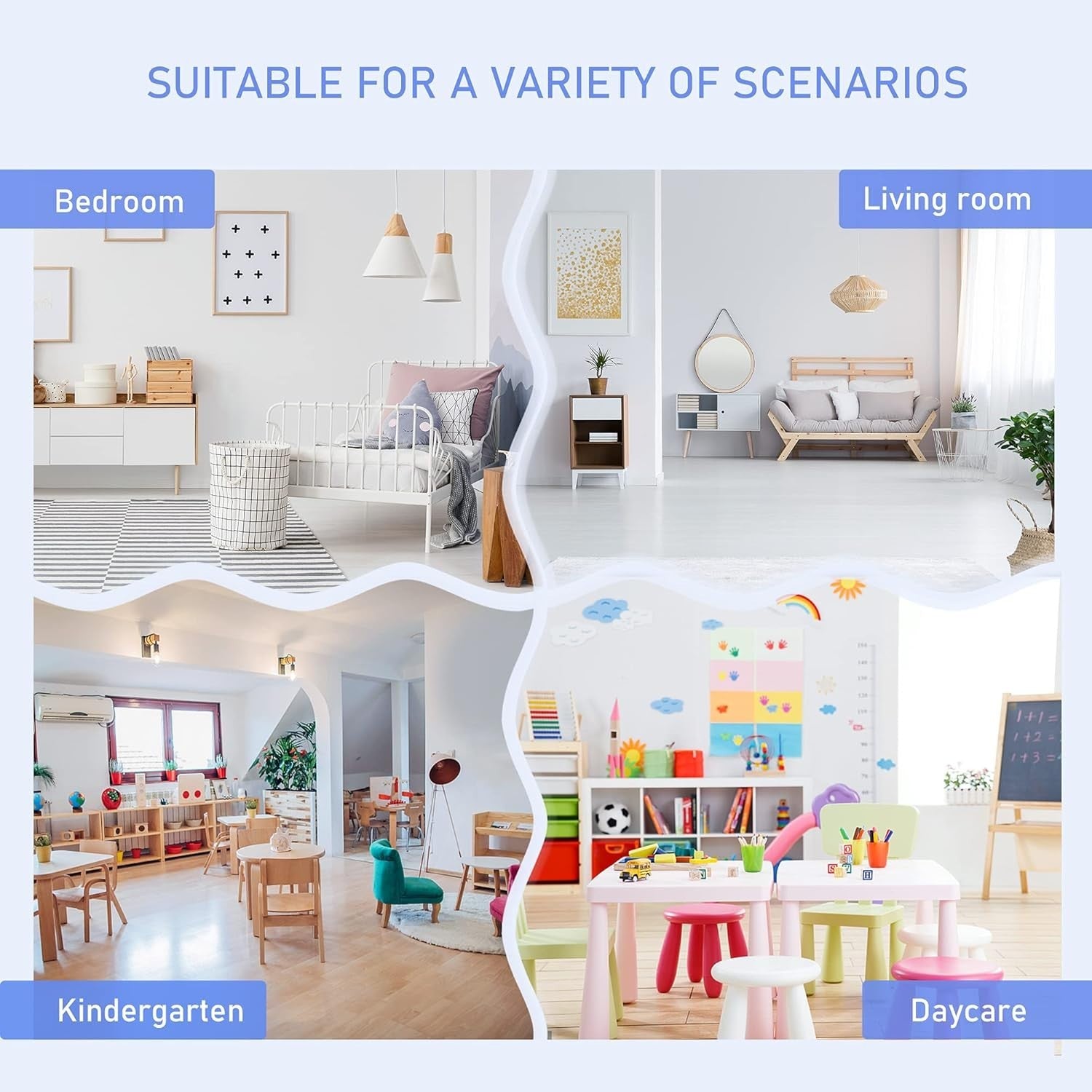 Kids 4-Piece Table & Chair Set with Storage Bench, Durable & Safe Design