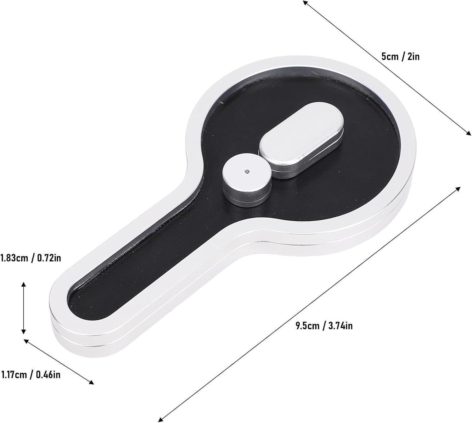 Stainless Steel Push Card Fidget Slider Haptic Click Stress Relief Toy