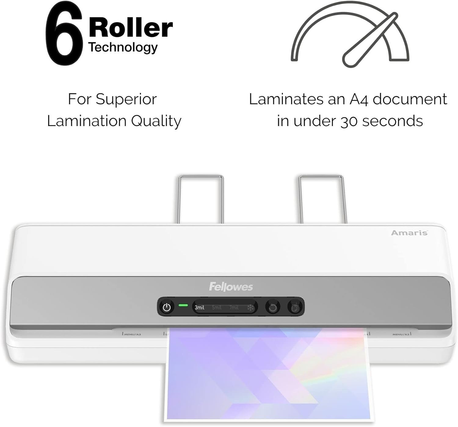 A3 Laminator 60s Warm-Up Anti-Jam Auto Shut-Off 80–175 Micron