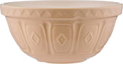 4.5L Ceramic Mixing Bowl 29cm Embossed Woodland Design Grey