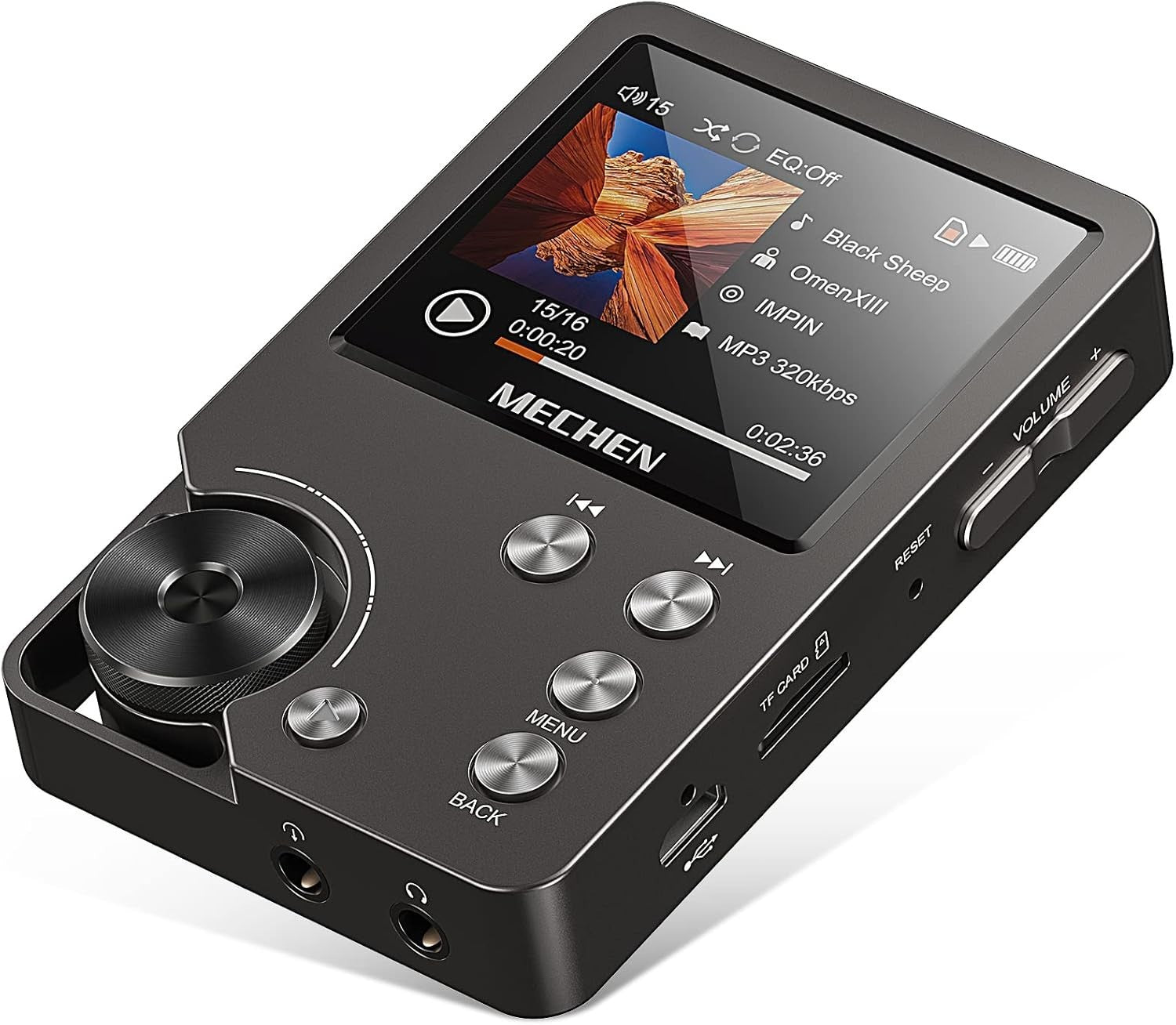 HiFi Lossless Audio Player 64GB DSD DAC Portable MP3 Music Player 256GB Max