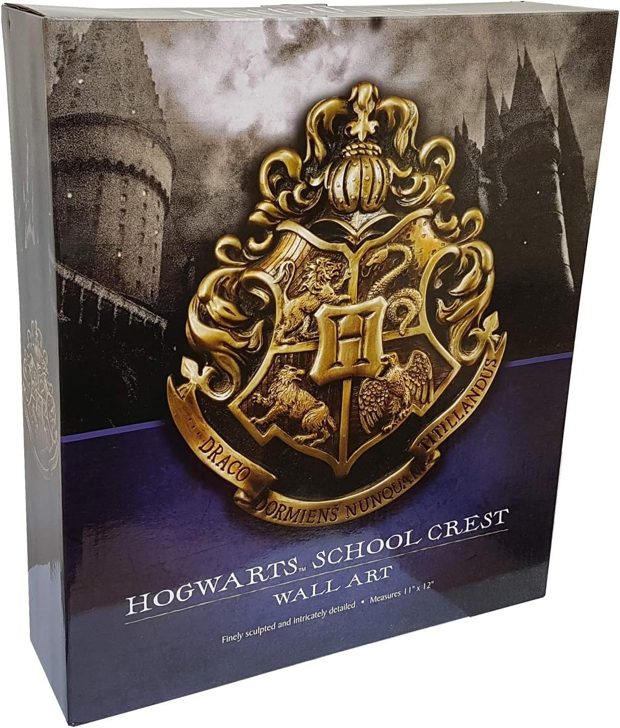Wizard School Crest Wall Plaque Resin Fantasy Movie Decor Gift