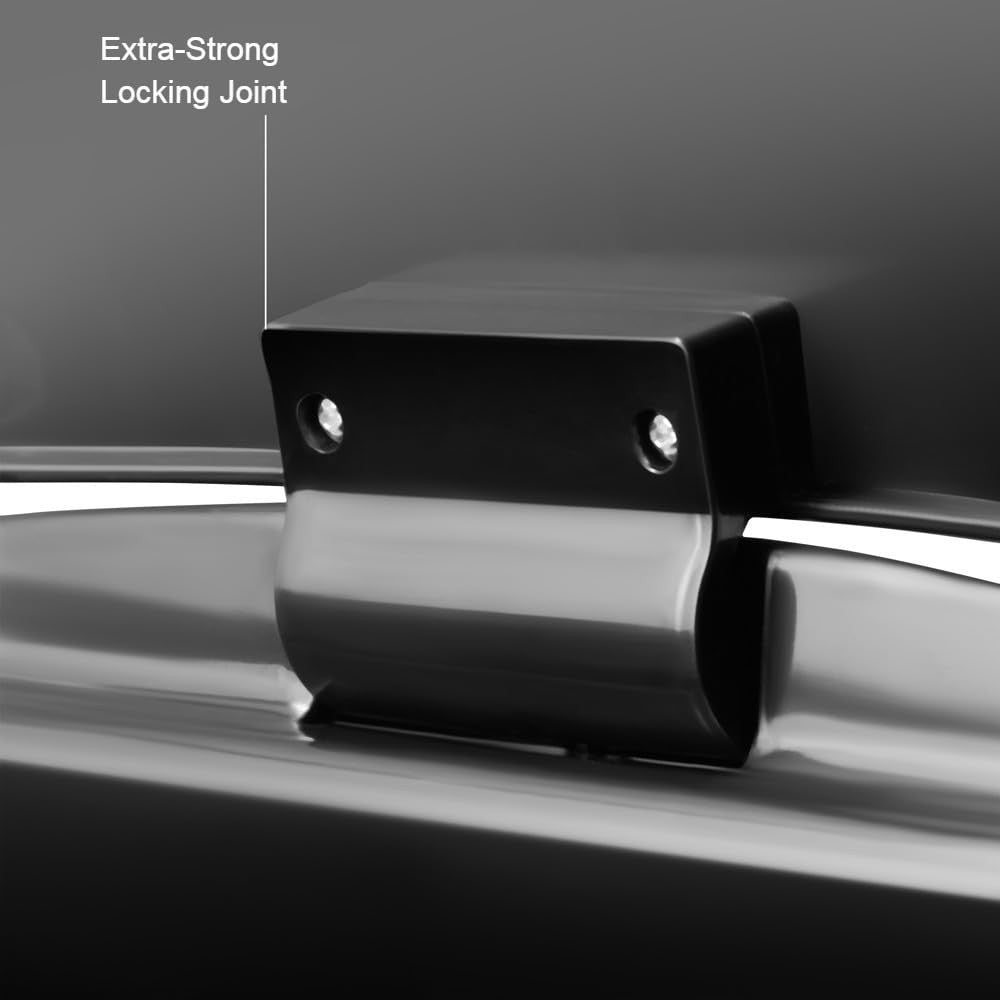 50L Motion Sensor Kitchen Bin Black Undercounter Stainless