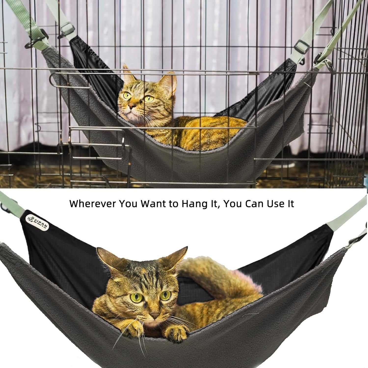 XXL Cat Hammock Bed – Washable Waterproof Cooling Pad for Cage & Indoor Use