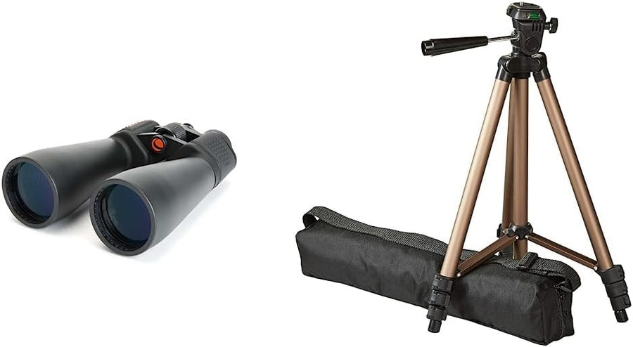 15x70 High Power Astronomy Binoculars with 127cm Tripod for Long-Range Viewing