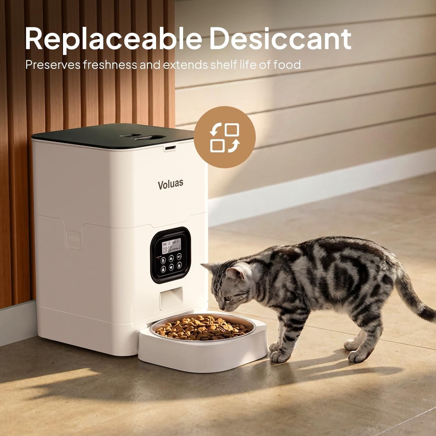 Automatic Pet Feeder 4L Timed Food Dispenser Portion Control LCD Timer
