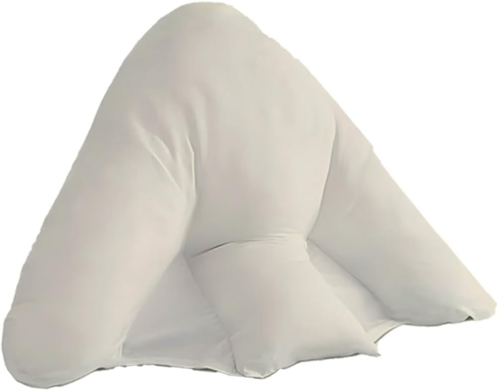 Batwing Reading Pillow Back Lumbar Support Ergonomic Feather Filled