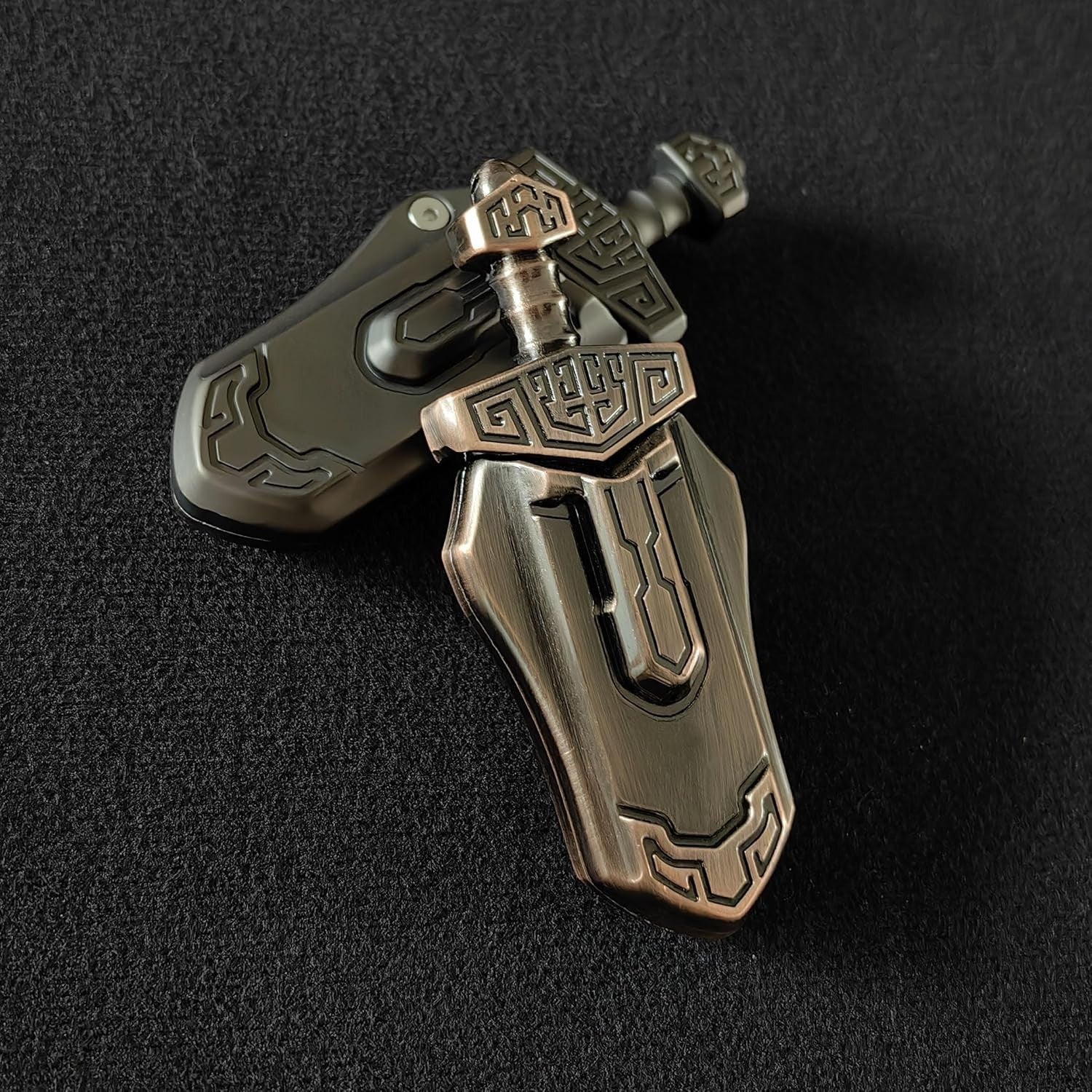 Magnetic Sword Fidget Slider Metal Clicker Stress Relief EDC