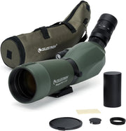 Green 65mm ED Spotting Scope with 16–48x Zoom & Tripod Mount