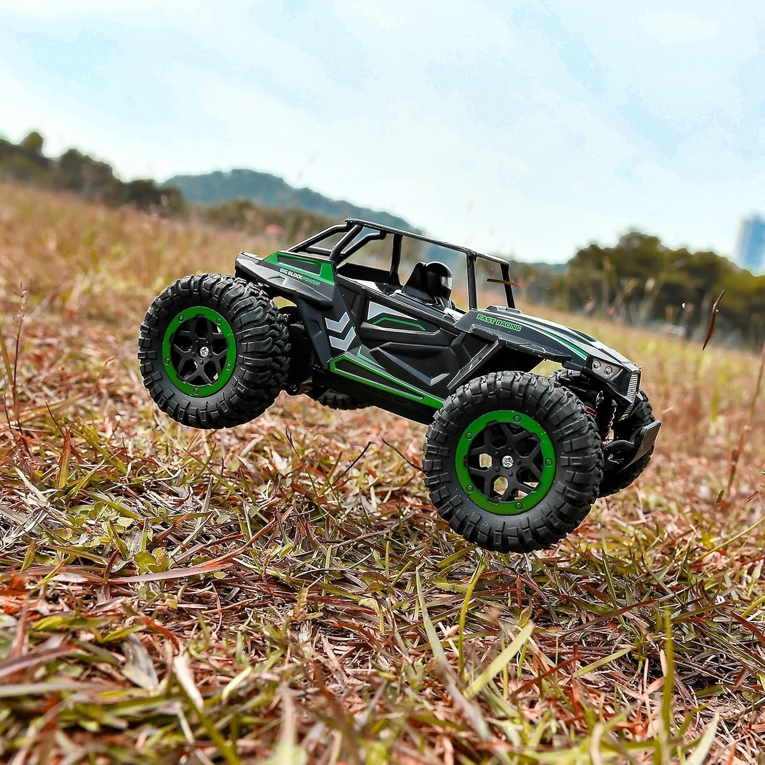 1:20 RC Monster Truck 15KMH Fast 2WD Off Road Car Rechargeable Remote Control
