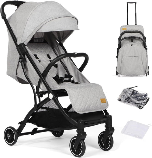 Lightweight Travel Pushchair Compact Buggy Newborn to 3 Years 7kg