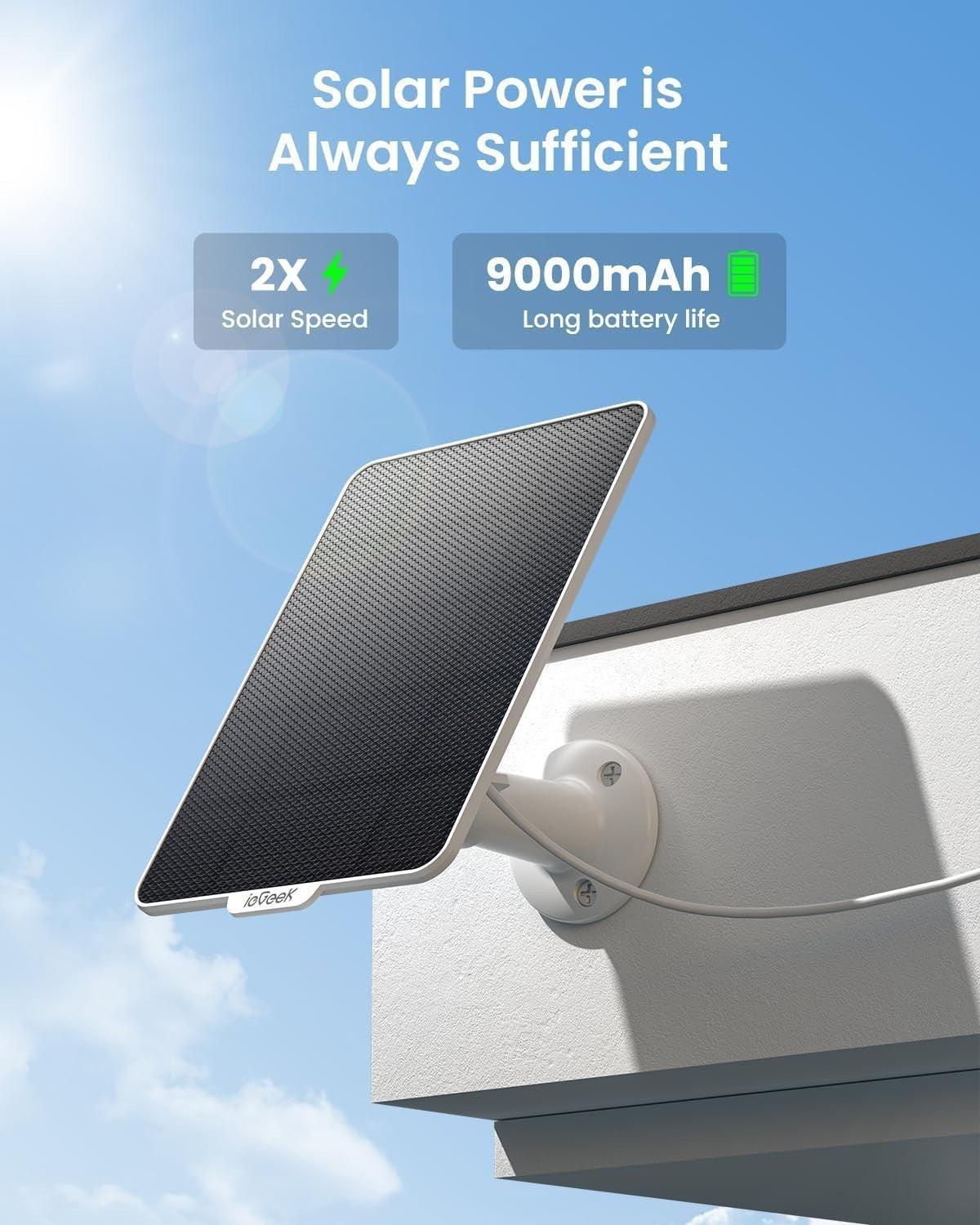 4G LTE Solar Security Camera 2K Wireless No WiFi SIM Card CCTV
