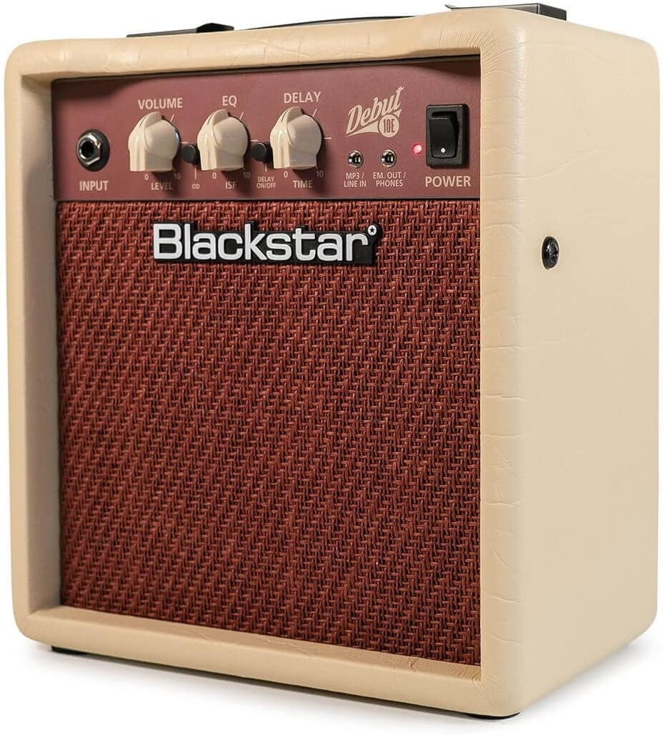 Debut 10E 10W Beginner Guitar Amp Combo Delay MP3 Line In Headphone