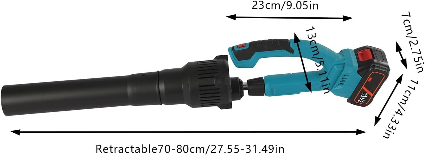 21V Cordless Leaf Blower with Battery & Charger Lightweight Yard Patio Cleaner