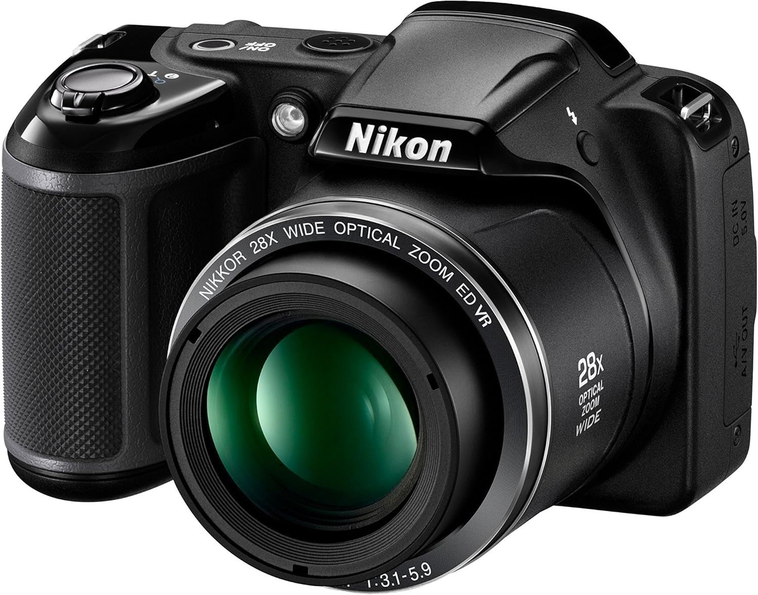 20MP Digital Camera 28X Optical Zoom HD Video 3” LCD Black