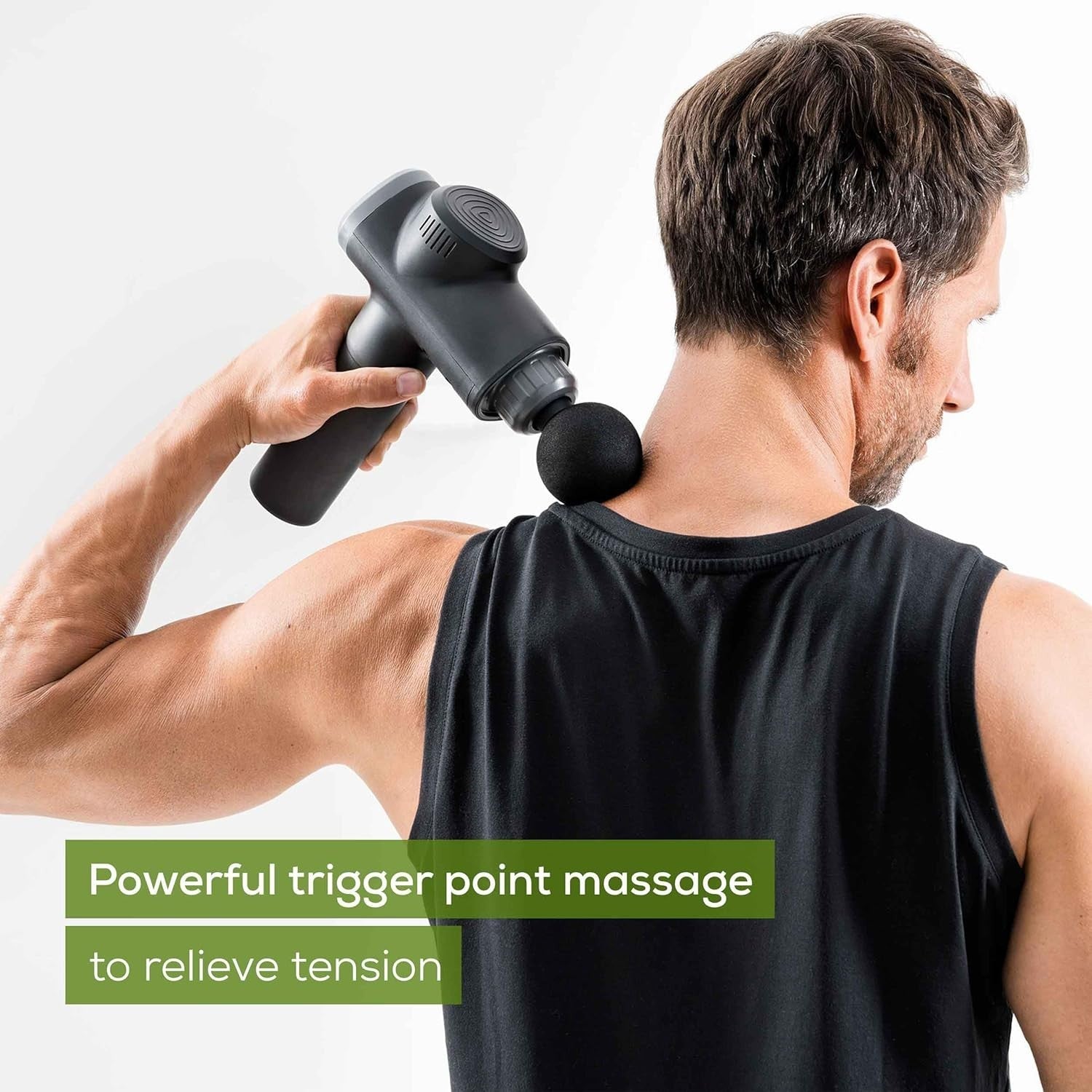 Deep Tissue Massage Gun for Muscle Recovery 6 Heads 4 Speeds Powerful