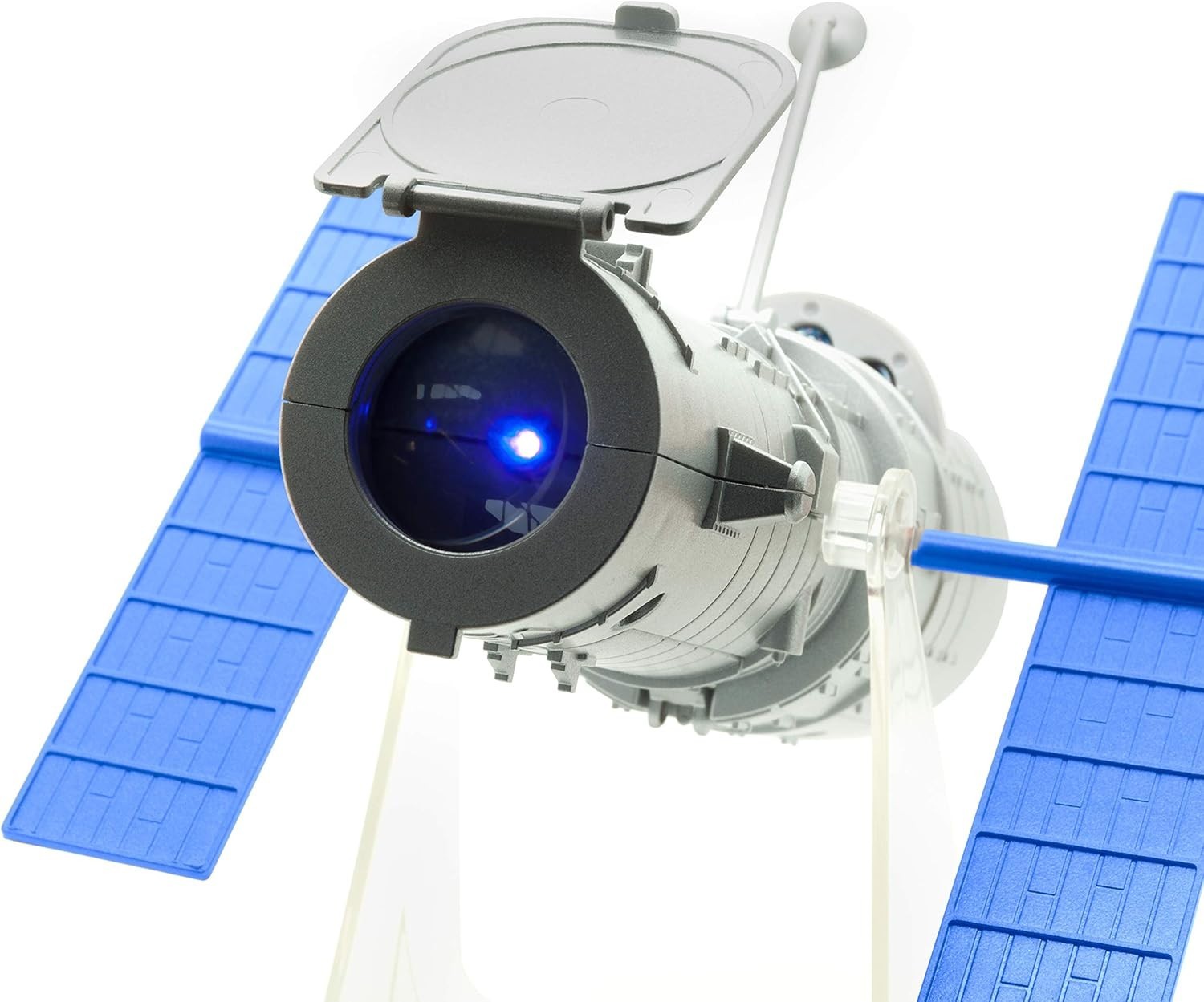 Space Telescope Slide Projector Kids Night Light Blue 24 Slides
