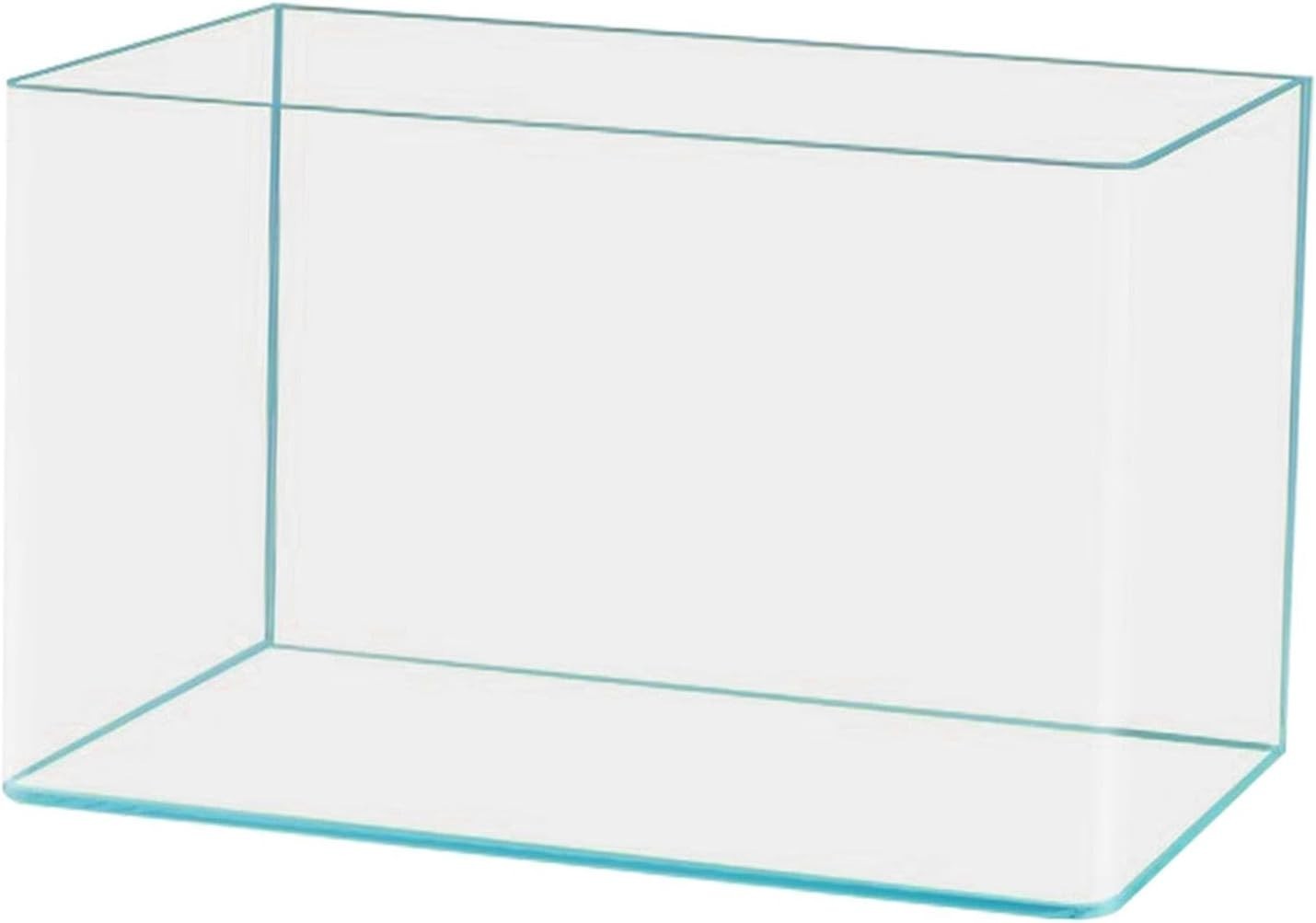 Clear Glass Fish Tank Aquarium 30x18x20cm Desktop Decoration