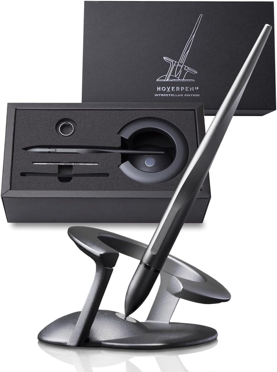 Luxury Hoverpen Interstellar Edition Ballpoint Pen Black Thin Refillable Model