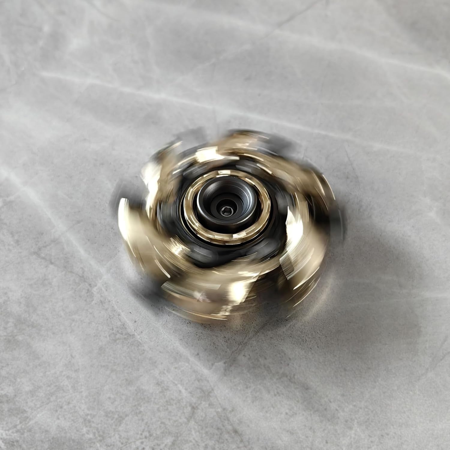 Gold Metal Fidget Spinning Top Magnetic EDC Stress Relief Toy