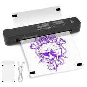White A4 Tattoo Stencil Printer 2600mAh Wireless Bluetooth