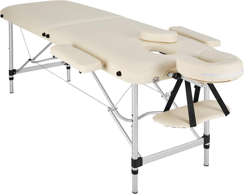 Portable Massage Table Foldable Height Adjustable Aluminium Beauty Bed + Bag