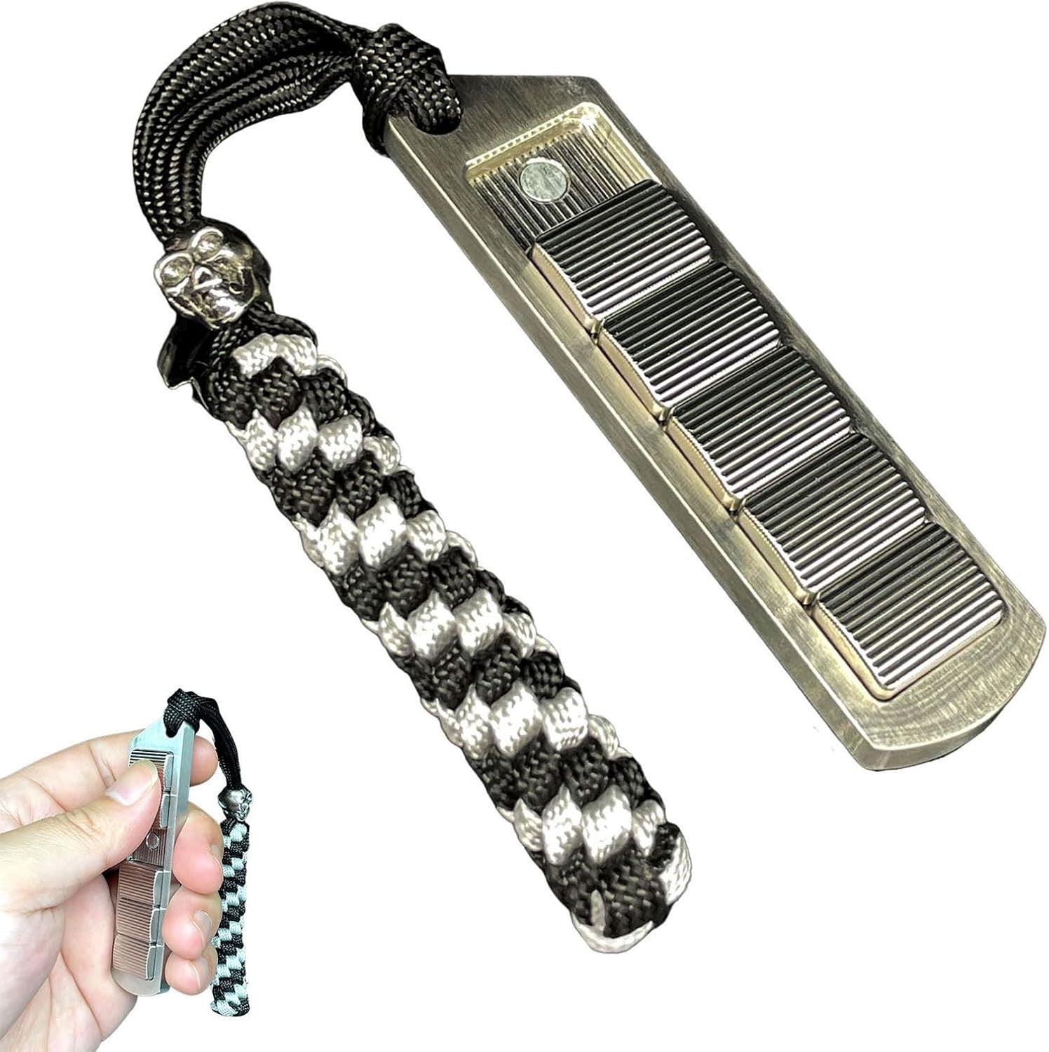 Metal Pea Pod Fidget Slider Stainless Steel EDC Stress Relief Toy
