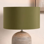 Sage Green Drum Lampshade 35cm Cotton Cylinder Shade Table Floor Lamps