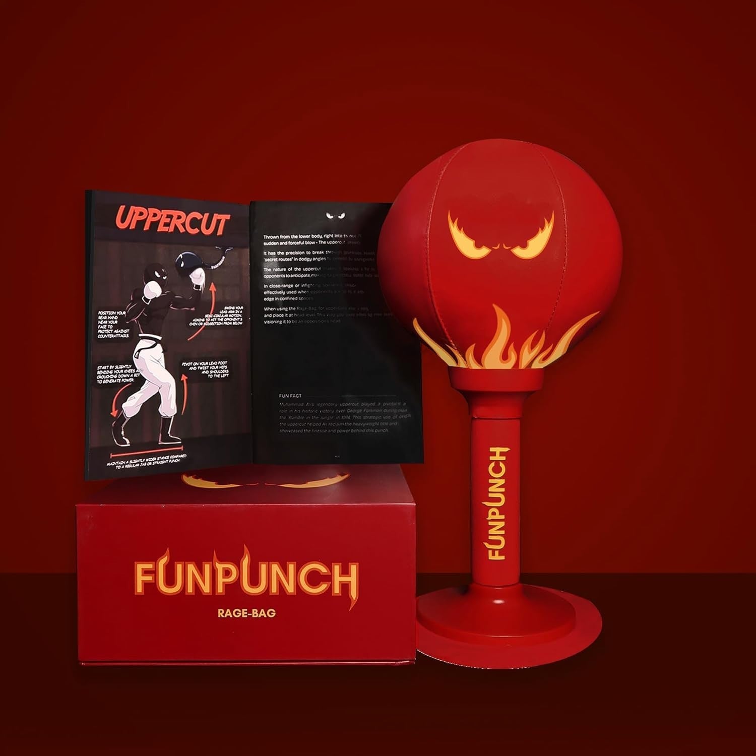 Desktop Boxing Speed Bag Suction Cup Mini Punch Bag Stress Relief