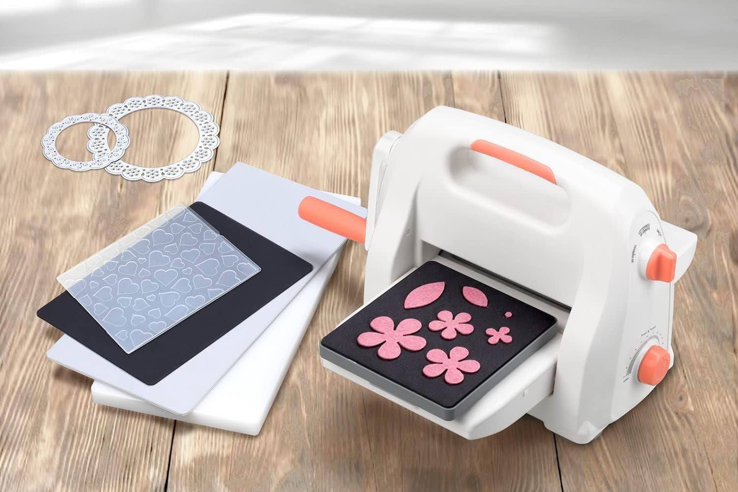 Die Cutting & Embossing Machine 6" Adjustable Feed Slot for Card Making