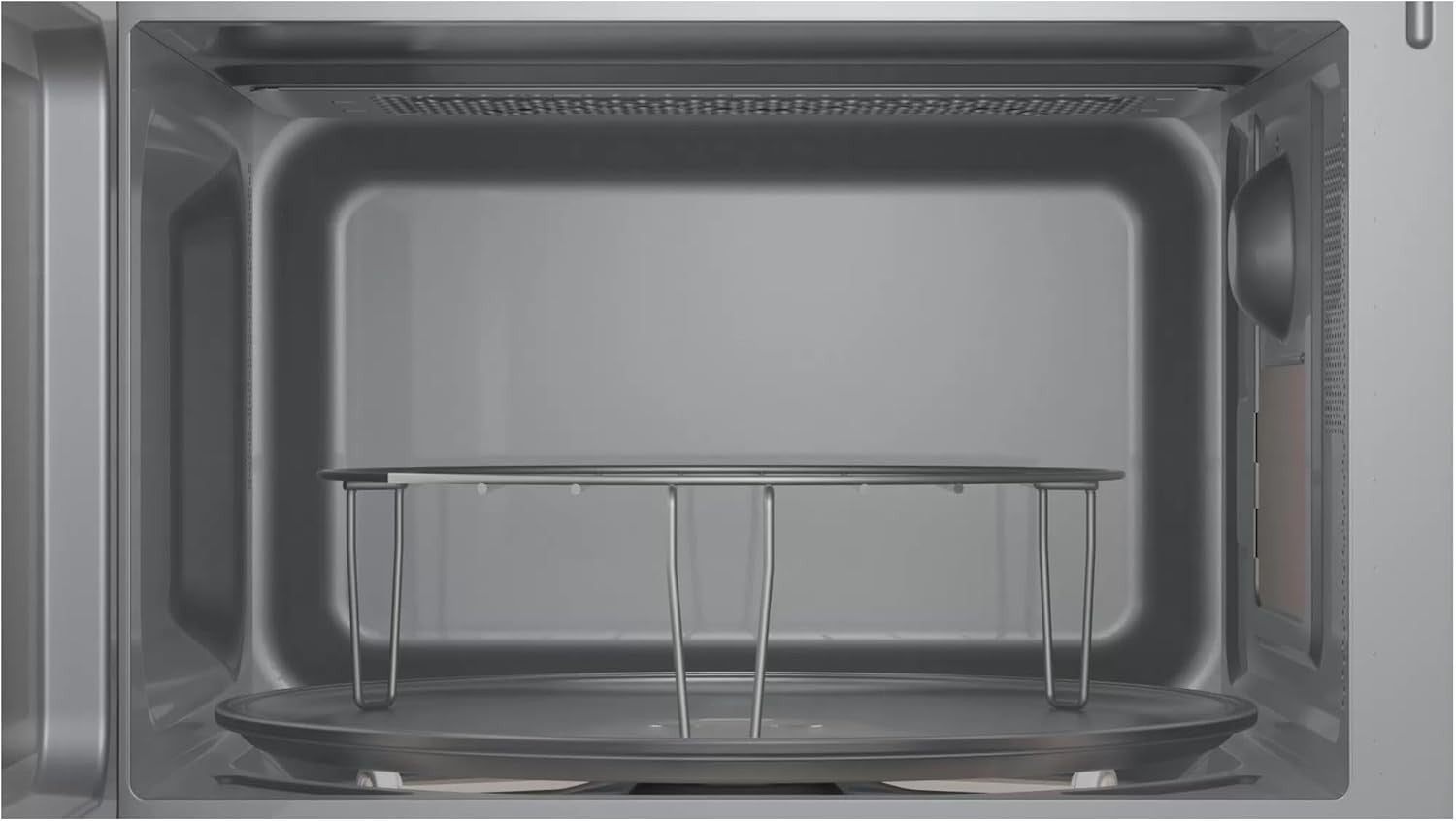 Freestanding Microwave Stainless Steel 44x26cm