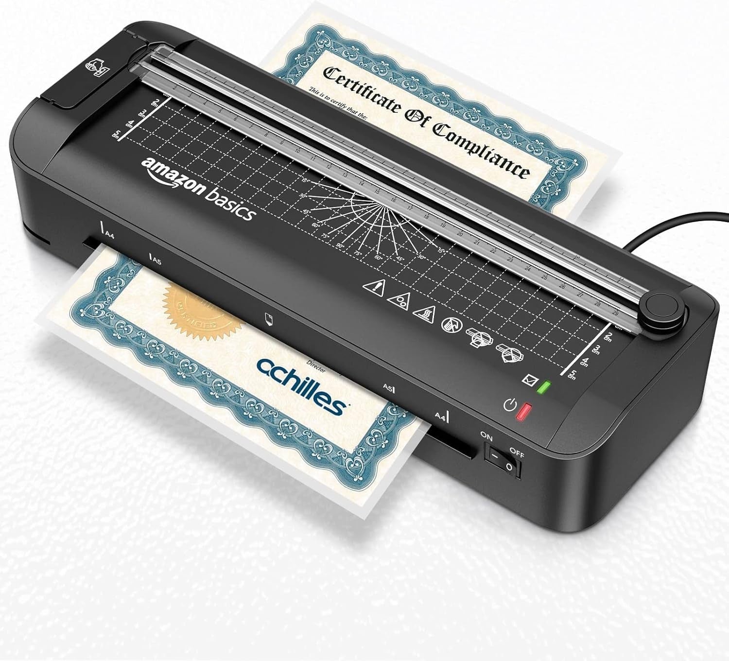 A4 3 in 1 Laminator Trimmer Corner Rounder Punch Fast Anti Jam