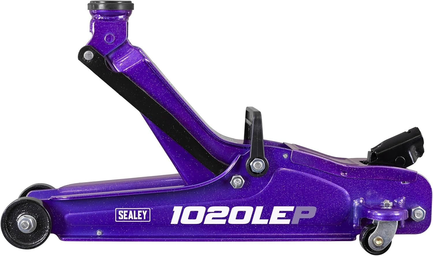 2 Ton Low Profile Trolley Jack 85–385mm Heavy Duty Short Chassis Purple