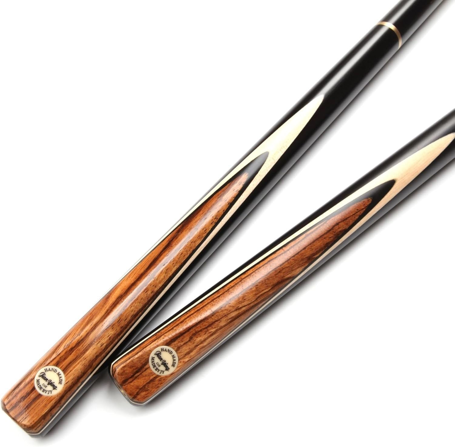 57in Handmade Snooker Cue 19oz 9.5mm Tip 3/4 Joint Case