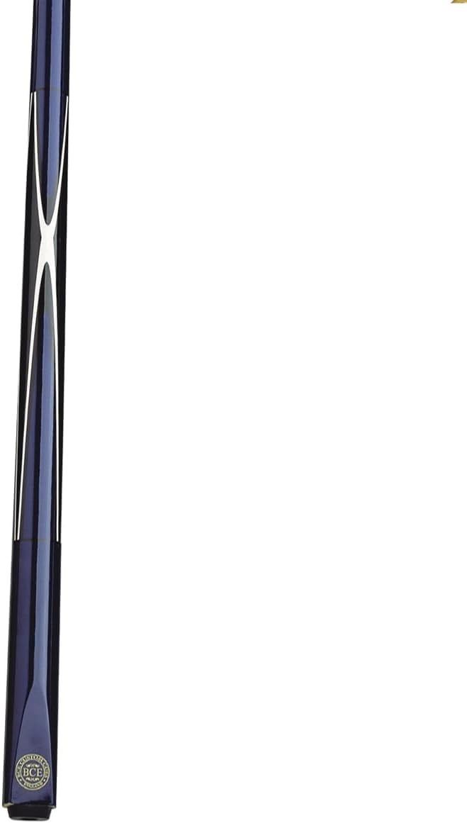 57in Snooker Pool Cue 2pc Ash Shaft 9.5mm Tip Spiral Brass Joint