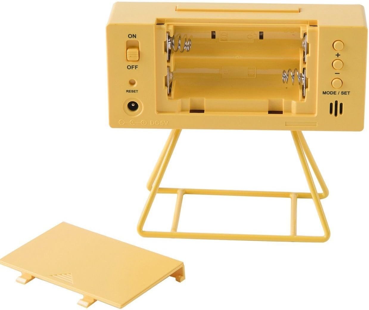 Sports Countdown Alarm Clock Large Digital Display Bright Yellow Desk Timer