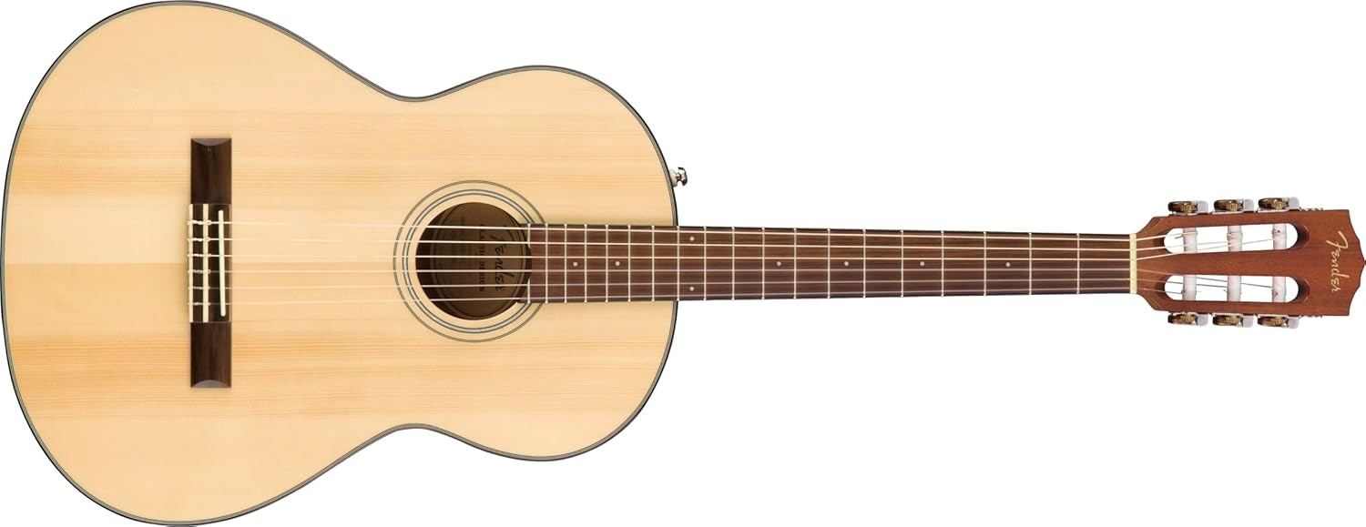Classical Nylon String Acoustic Guitar Natural Spruce Top