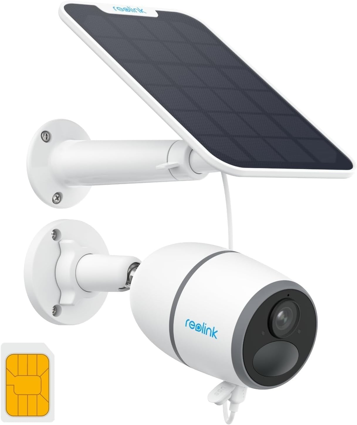 4G LTE Solar Security Camera No WiFi 2K HD Alexa Waterproof