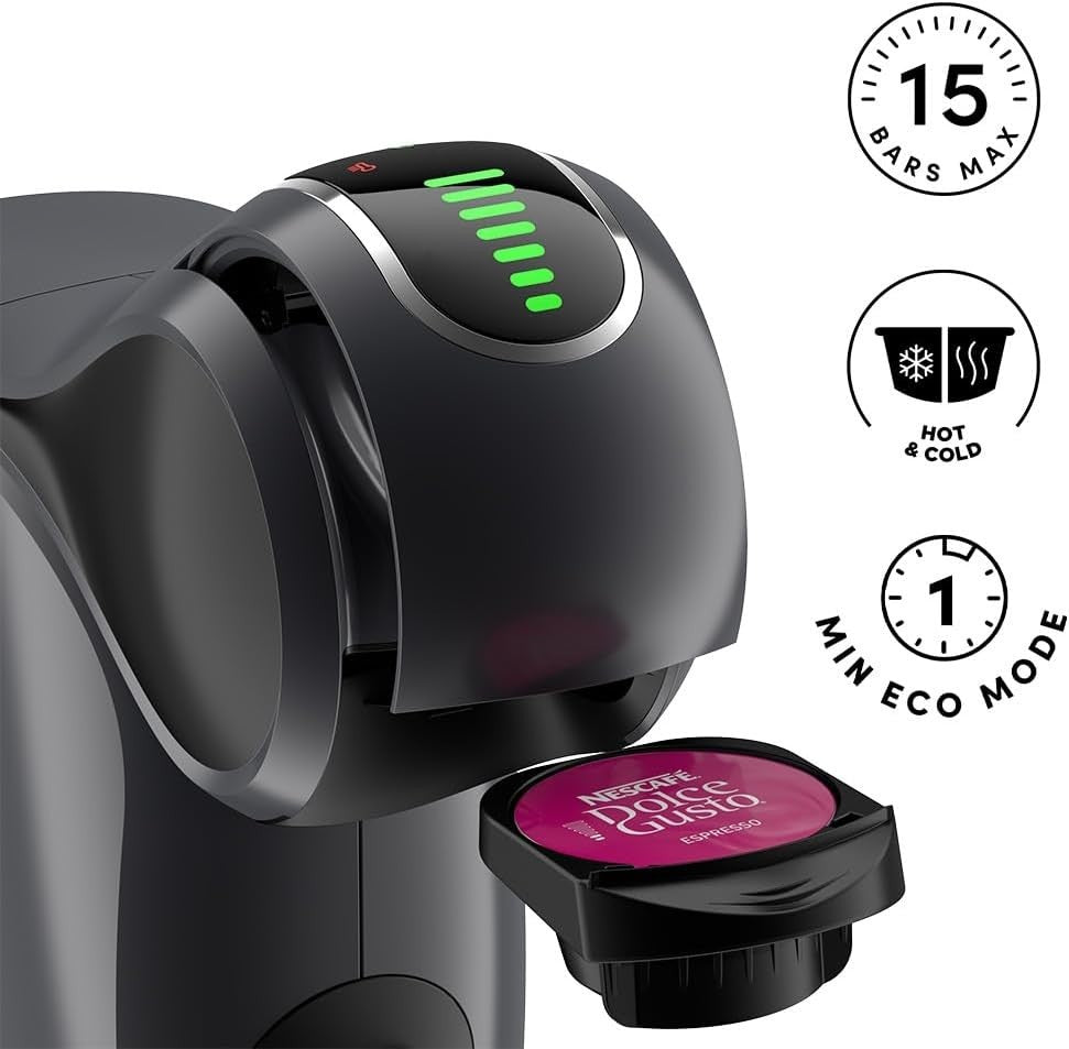 Smart Touch Coffee Pod Machine | 15 Bar Pressure | Hot & Cold Drinks Maker