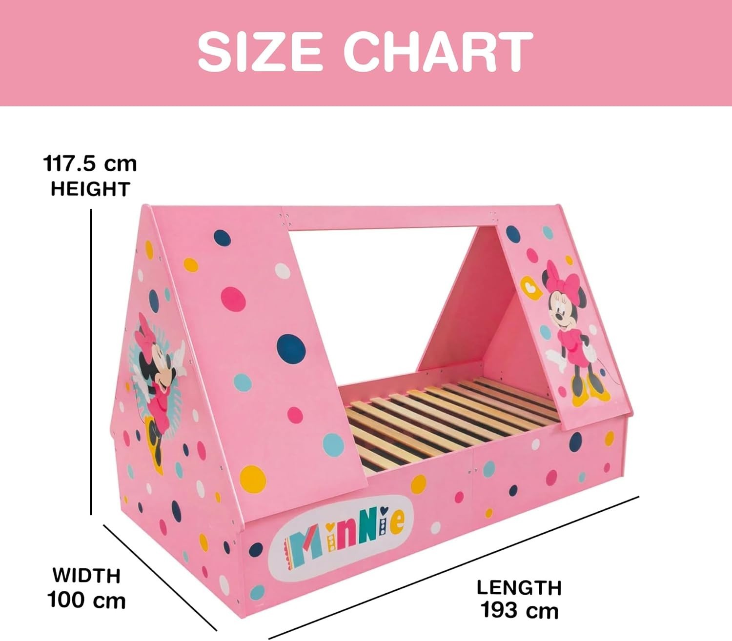 Toddler Bed with Fun Tent Frame, Kids Sleep Solution, Easy Assembly