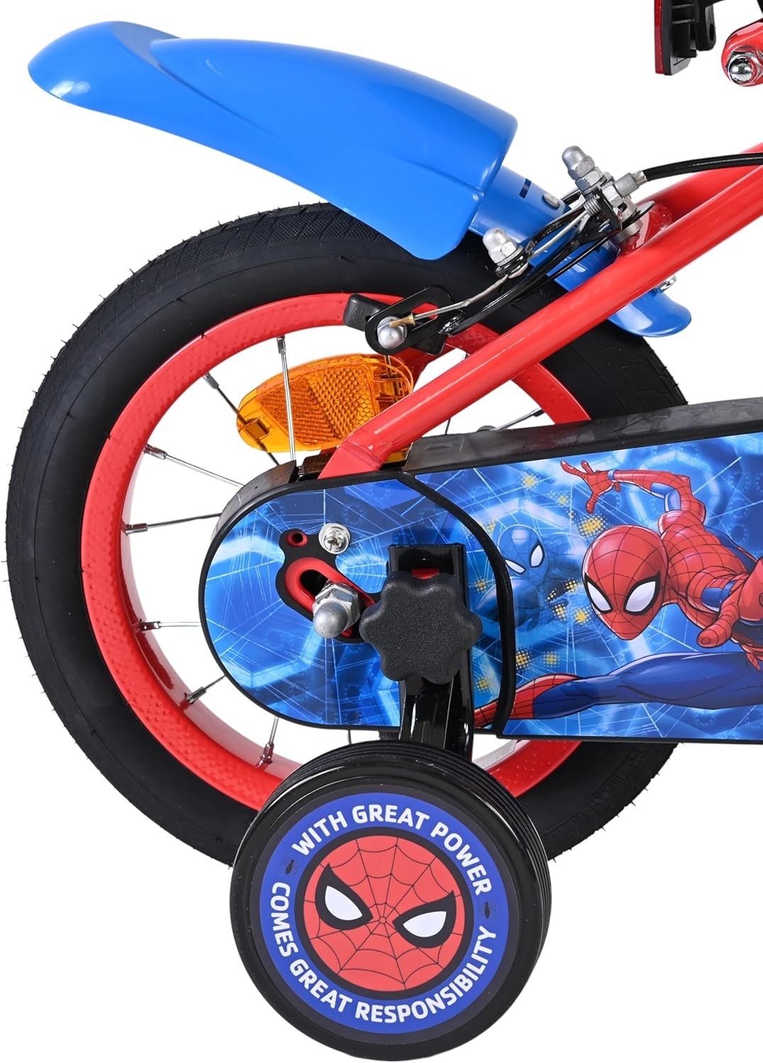 12 Inch Kids Bike with Stabilisers Dual Hand Brakes Age 3-4 Bicycle