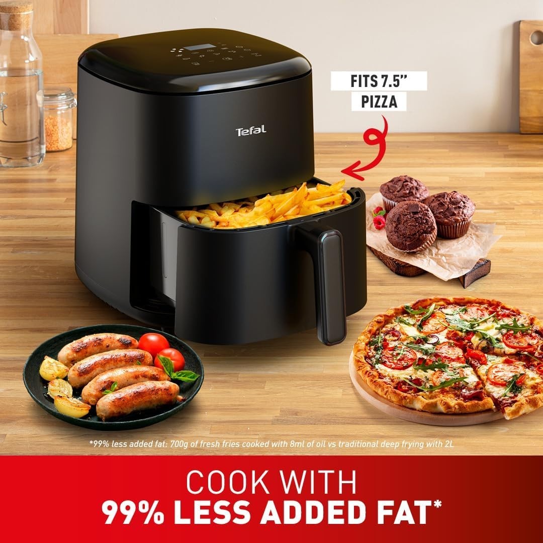 Air Fryer 5L Digital 10in1 No-Oil Cooking Extra Crisp Roast Bake Reheat Dehydrat