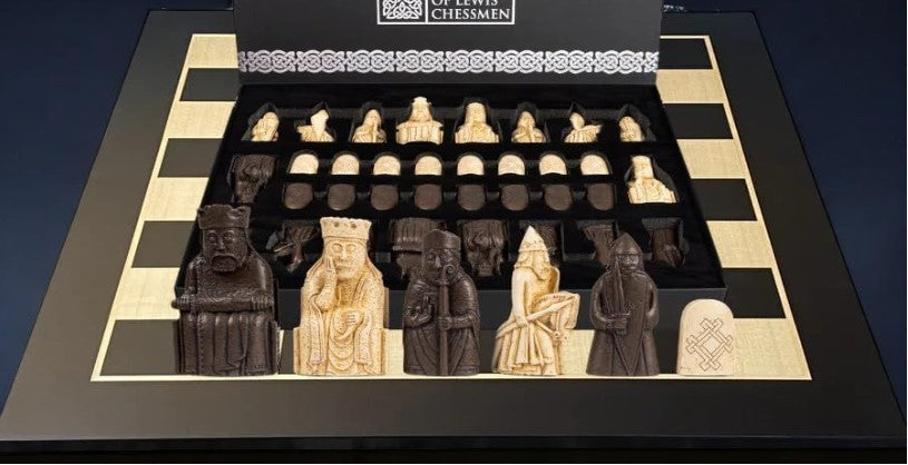 Luxury Isle of Lewis Chess Set 51cm Board | Medieval Replica Pieces & Box