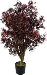 Extra Large Podocarpus Tree 120cm Lifelike UV Resistant Artificial Plant Decor