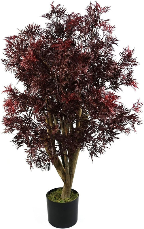 Extra Large Podocarpus Tree 120cm Lifelike UV Resistant Artificial Plant Decor