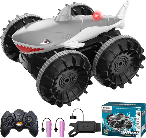 4WD Amphibious RC Stunt Car – Waterproof Remote Control w/ 50m Range