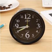 Vintage Twin Bell Alarm Clock Loud Silent Non-Ticking Black Bedside